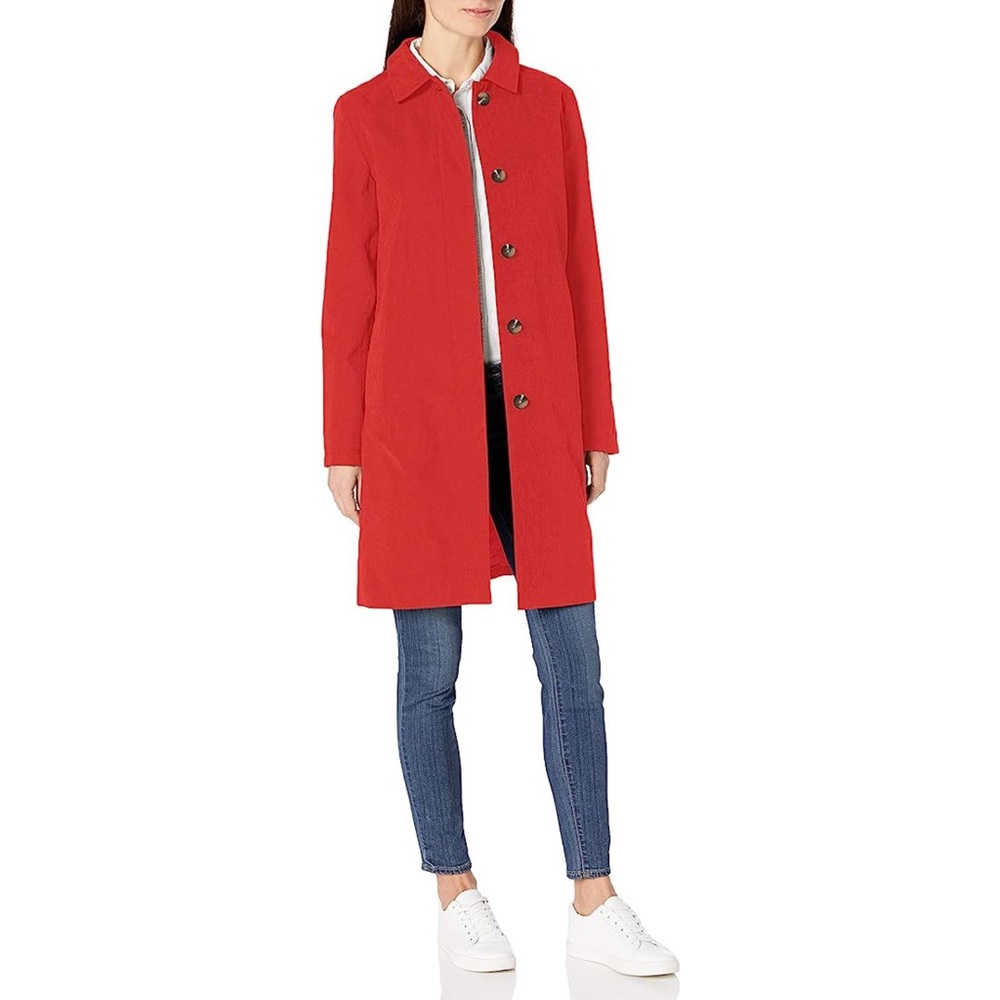 Amazon Essentials Women's Water-Resistant Collar Coat